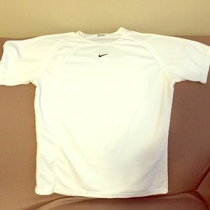 Nike Dri-fit white medium women’s shirt